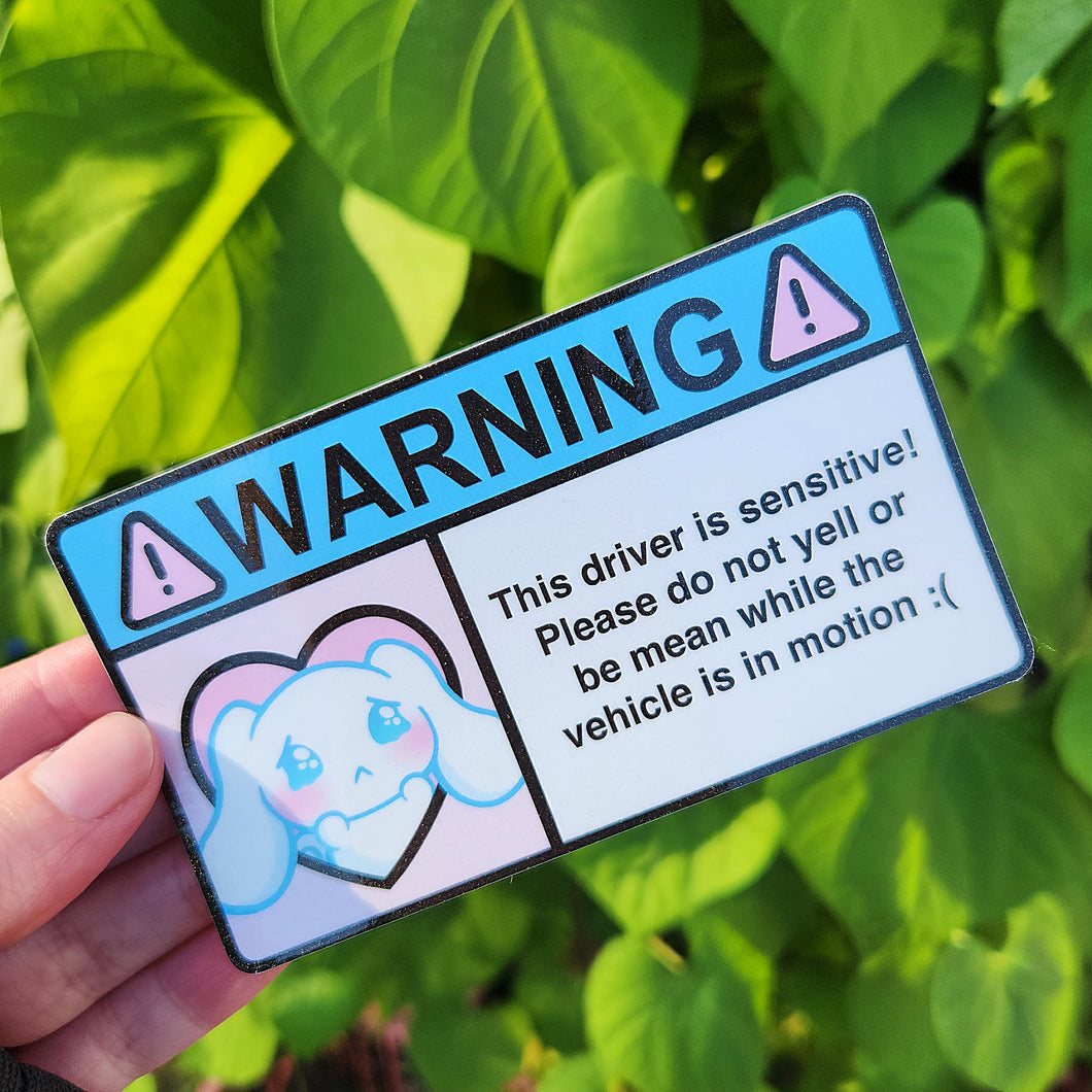 Warning Sticker